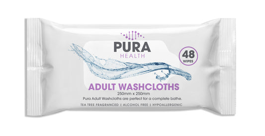 ADULT WASHCLOTH WIPES PACK OF 48