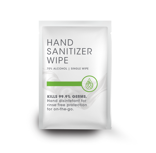 HAND SANITIZER SINGLE SACHETS PACK OF 100/500